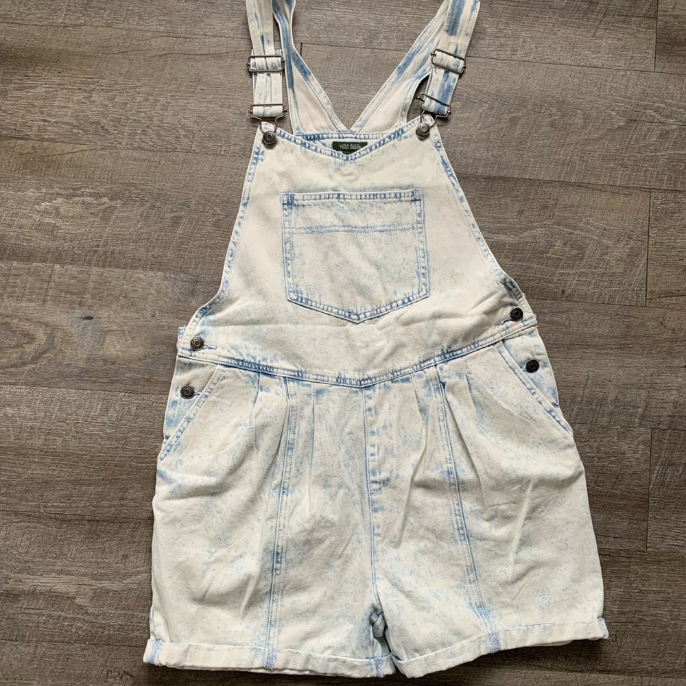 Wild fable denim overall short